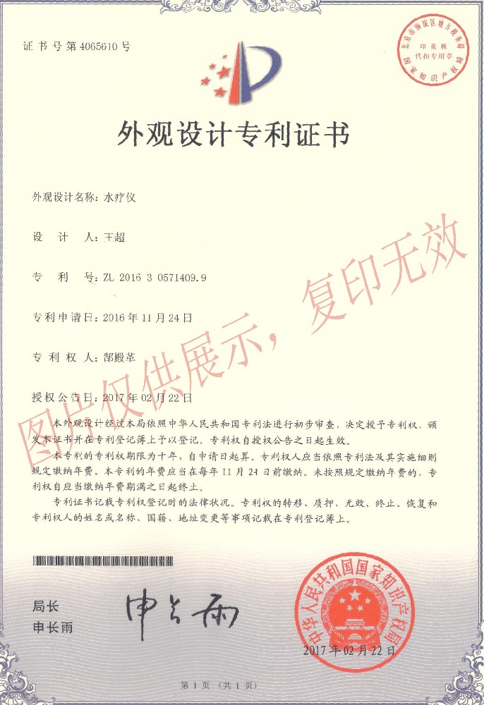專利證書(shū)（九）
